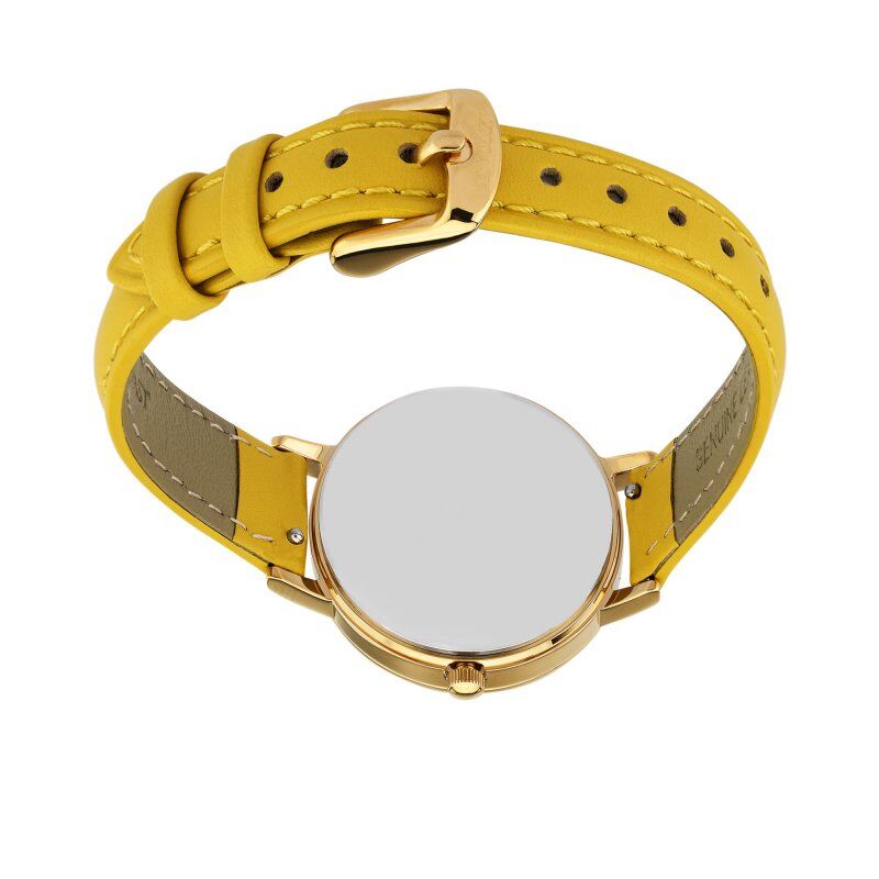 XCOAST Acapulco Gold Yellow | Schmale Analoguhr für Damen – Bild 6