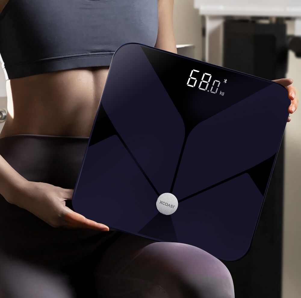 Körperfettwaage Welliscale Schwarz