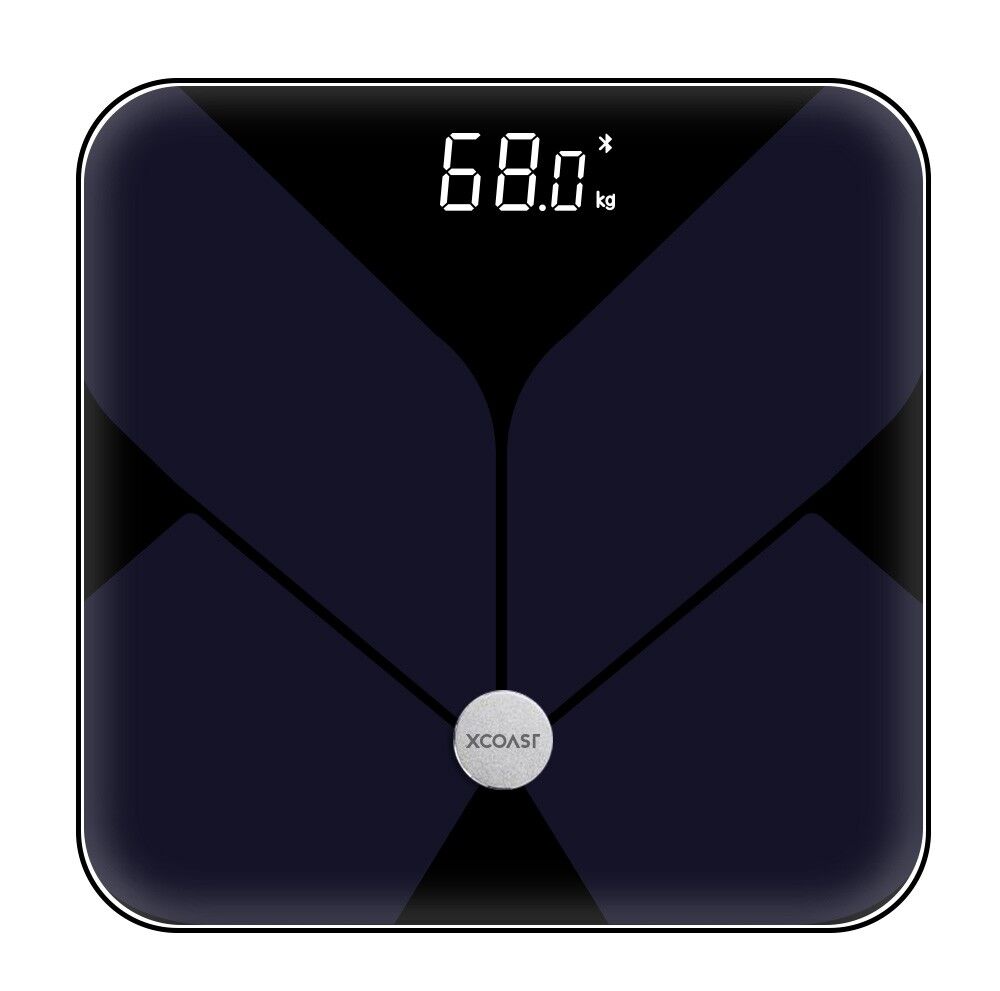 Körperfettwaage Welliscale Schwarz