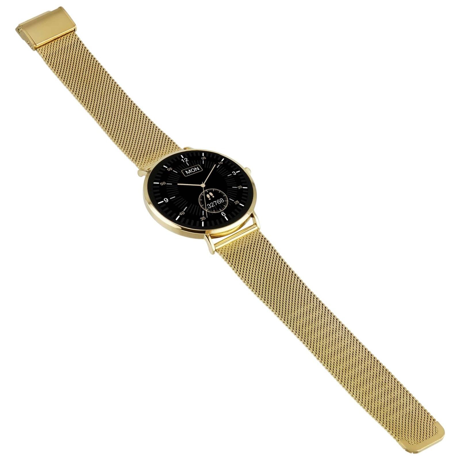 Ultraflache Gold Smartwatch von XCOAST - Modell 570458