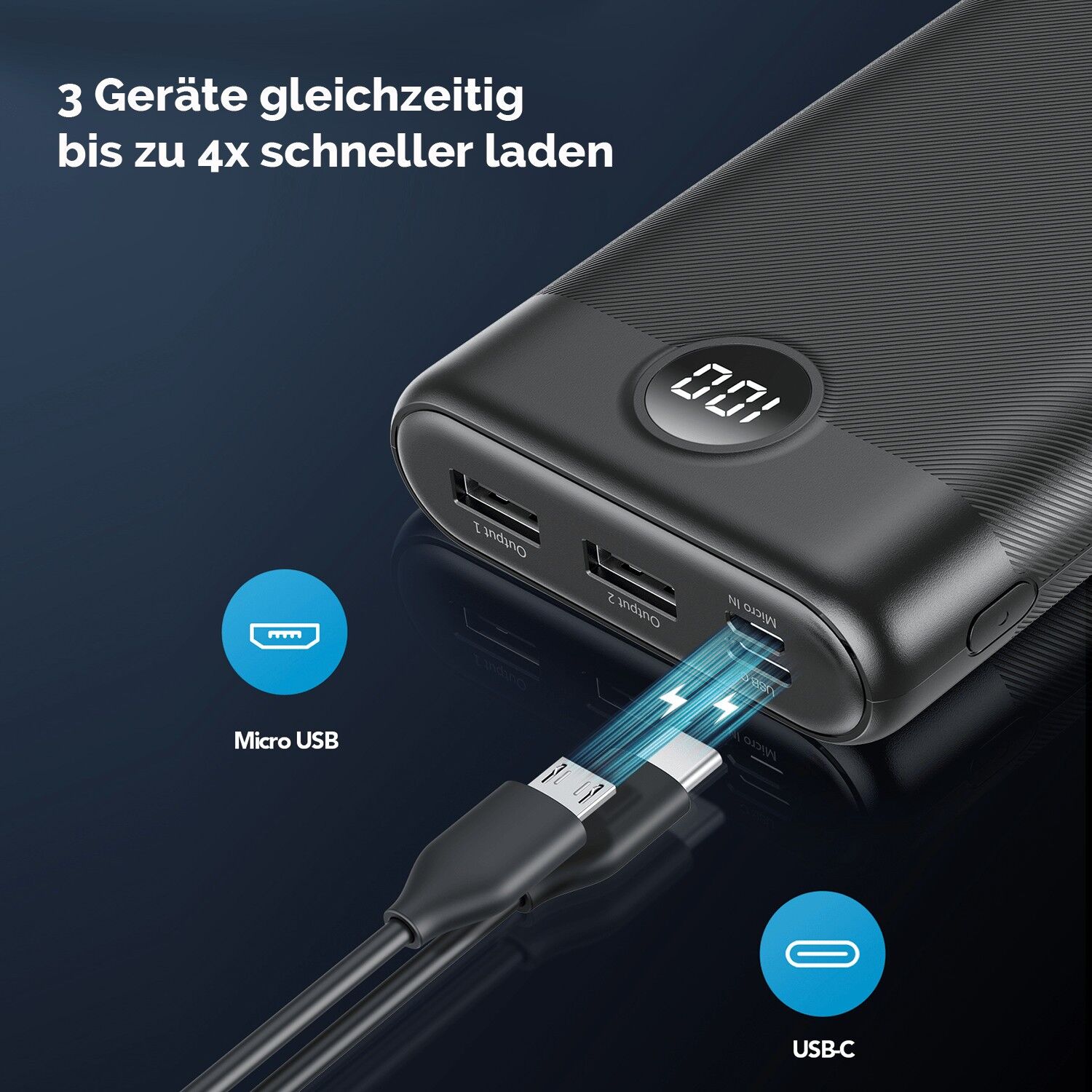 Die PowerX30W von XCOAST - Dein zuverlässiger Begleiter für zusätzliche Energie.