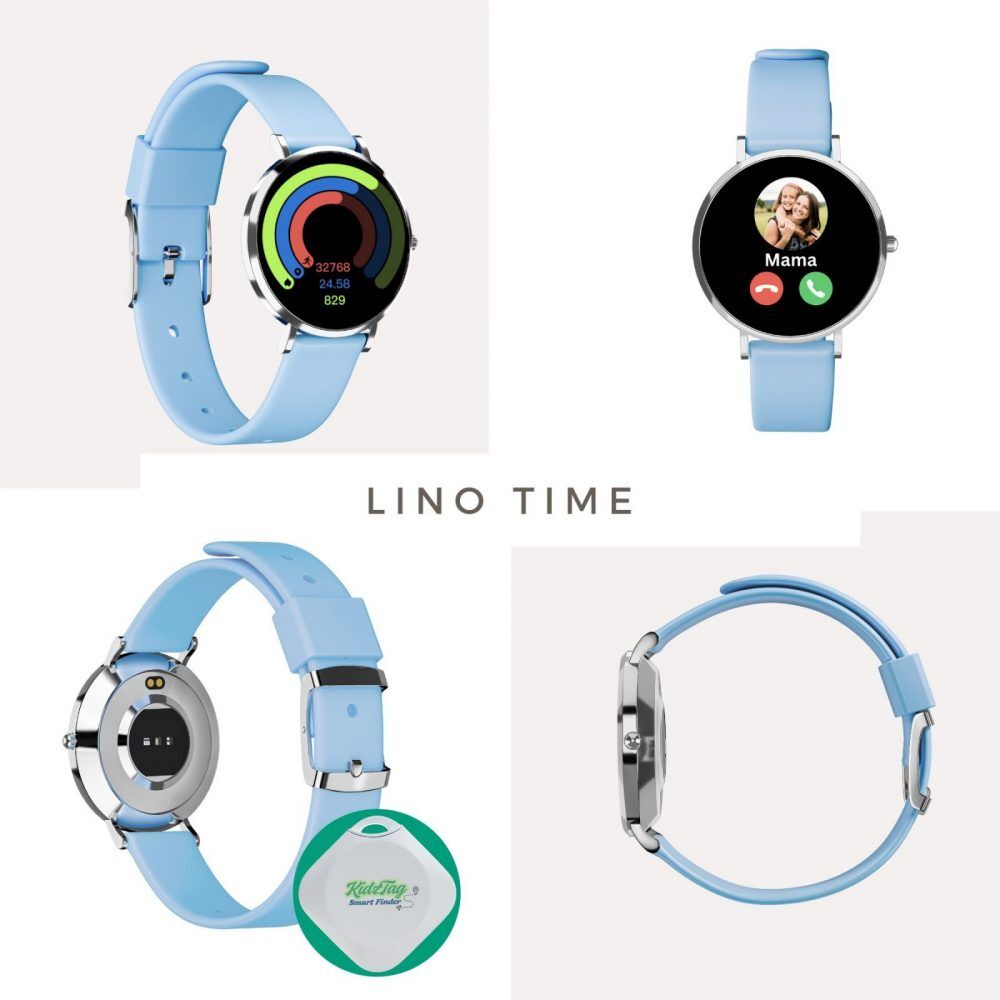 Kinder Smartwatch Himmelblau Telefon