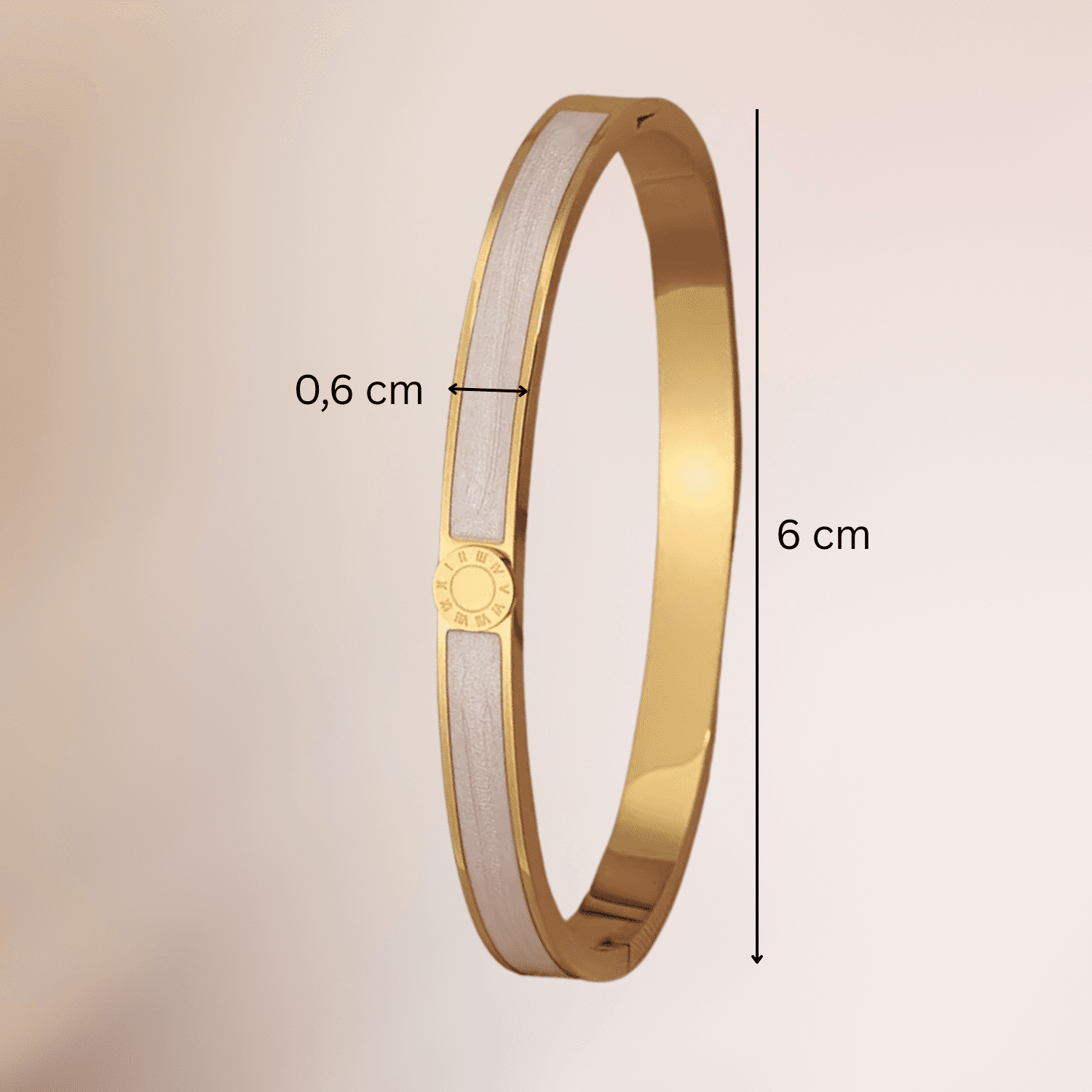 Luxus Damen Armband Rosé – Eleganter Armreif mit modernem Design – Bild 2