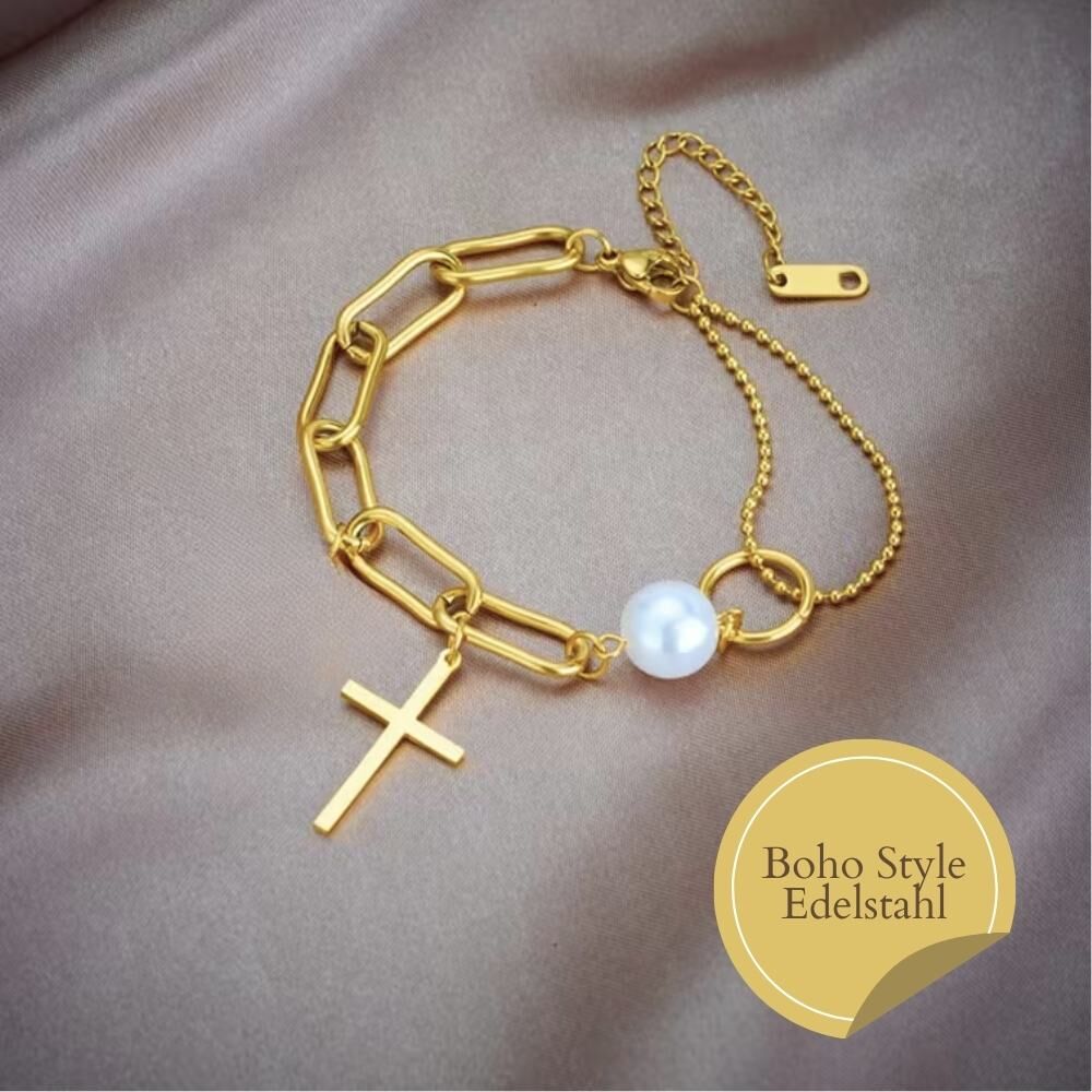 Filigranes Damen Armband goldfarben elegant