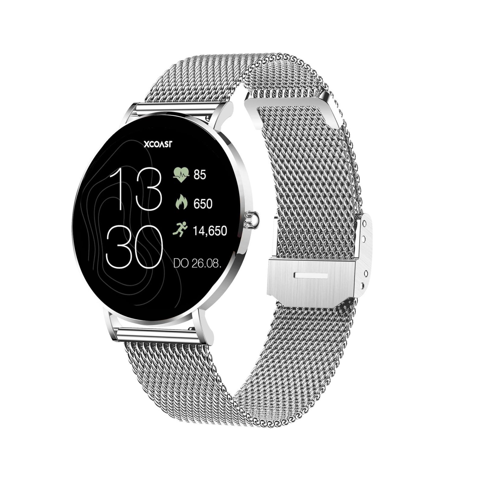 SIONA 2 Silber: Fitness Tracker mit Touch-Display