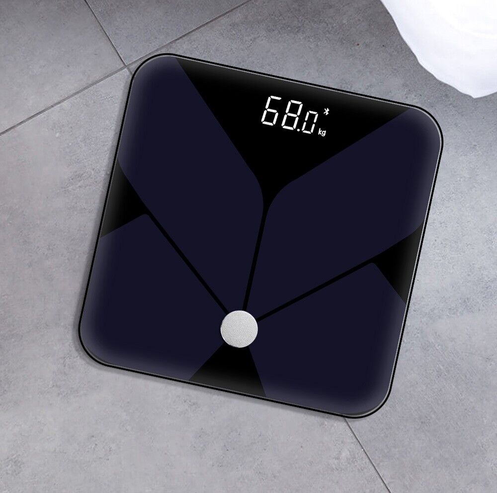 Körperfettwaage Welliscale Schwarz