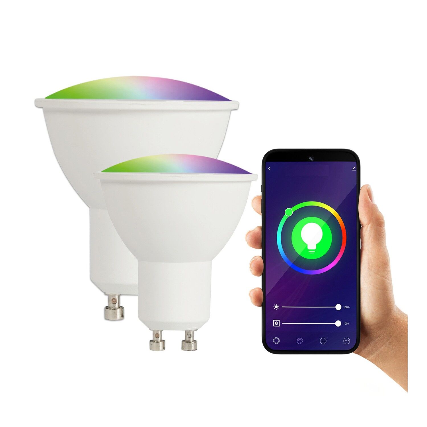 XCOAST Smart Lighting: GU10 LEDs im Doppelpack