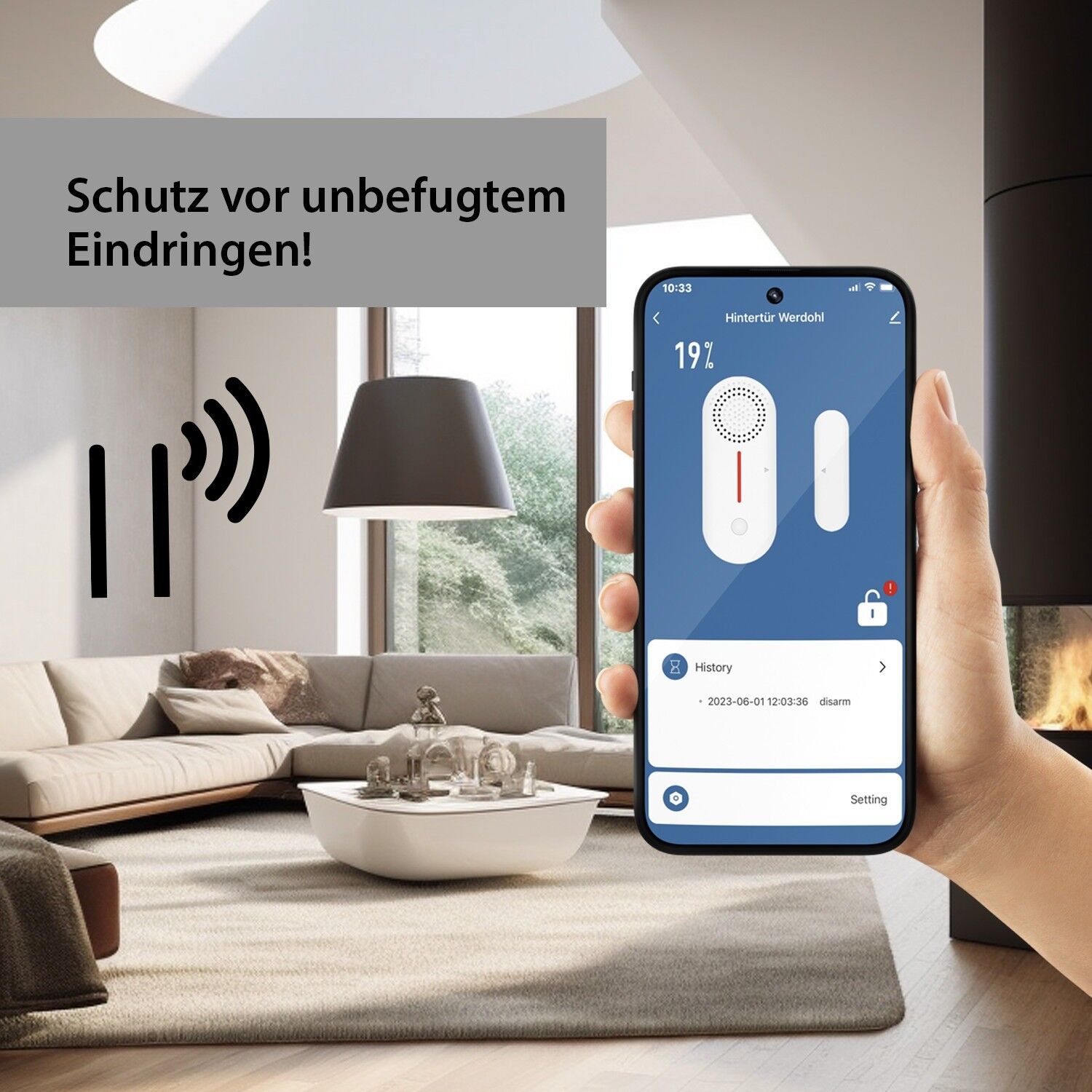 XCOAST WiFi Türsensor - Sicherheit und Komfort vereint