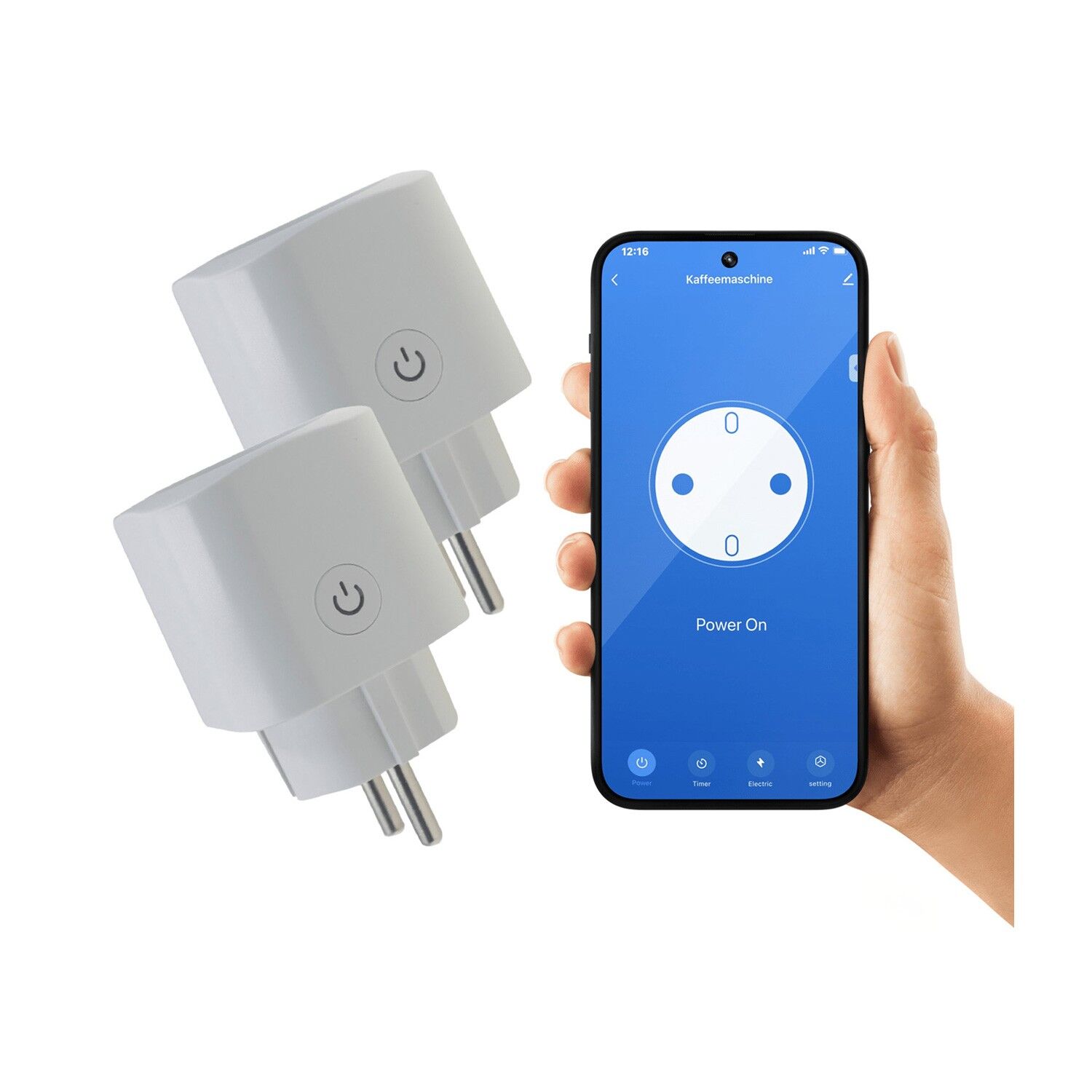 Zweier-Set WLAN Steckdosen von XCOAST