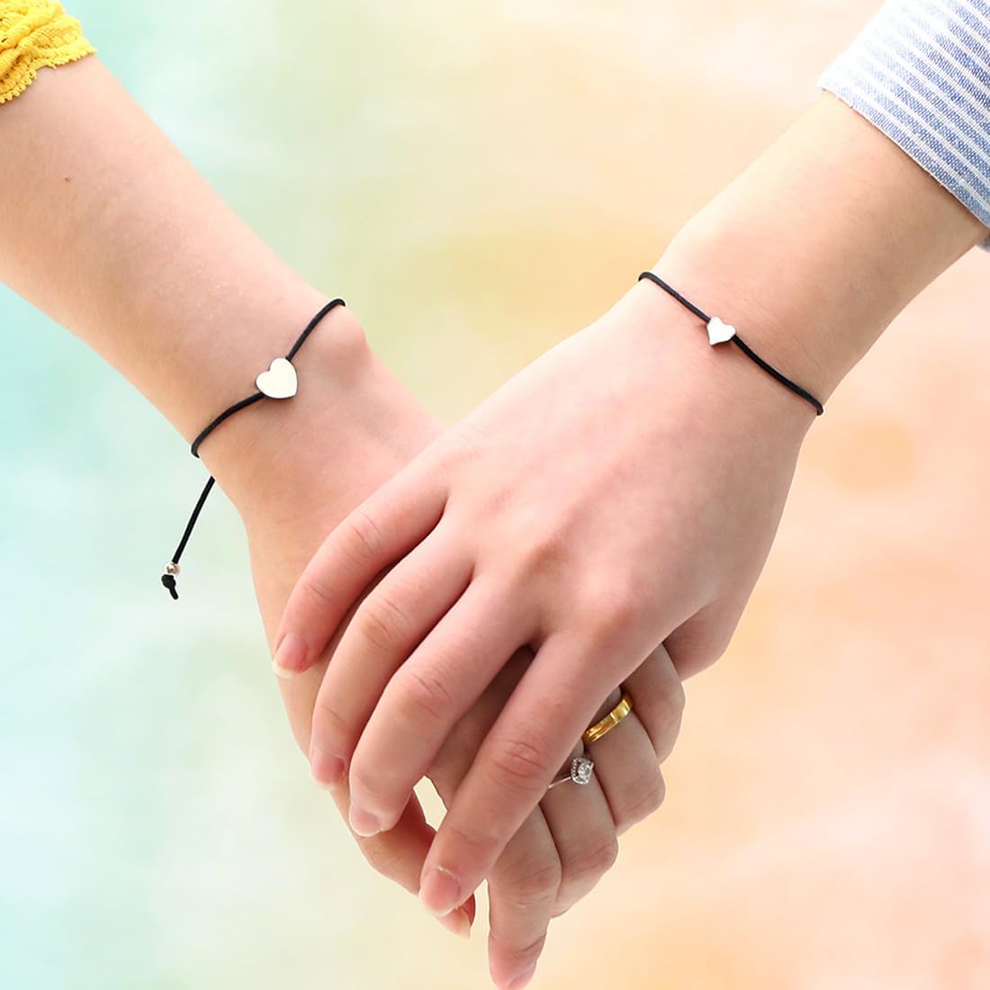 Herz Armband in strahlendem Silber